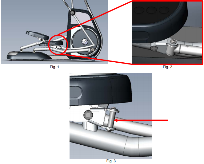Cross Trainer Pedal Beam Shaft Update
