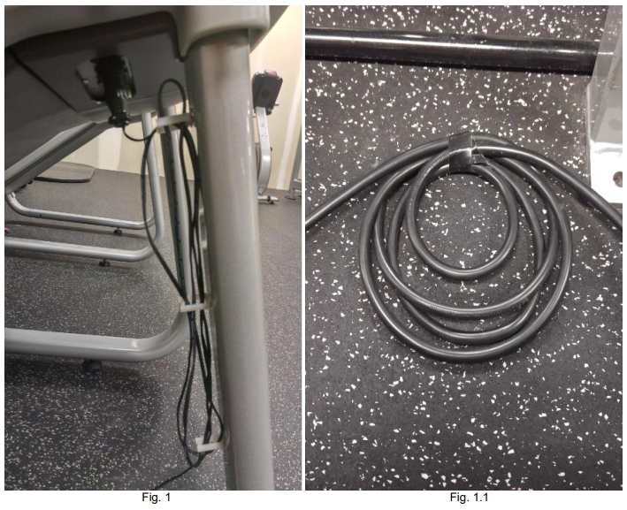 How do I route power cord and cables safely?