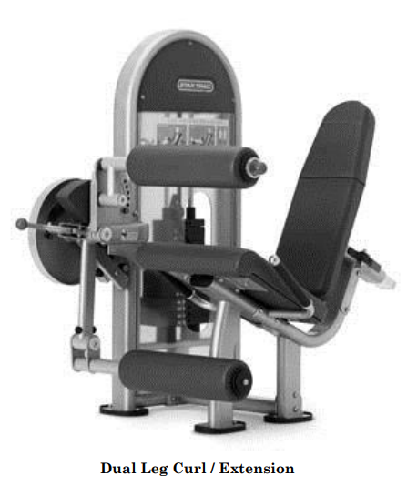 Manual Leg Curl Extension Machine, For Gym, Model Name/Number