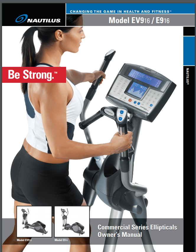 Nautilus e916 best sale elliptical review