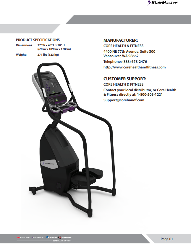 Stairmaster 8 best sale series freeclimber