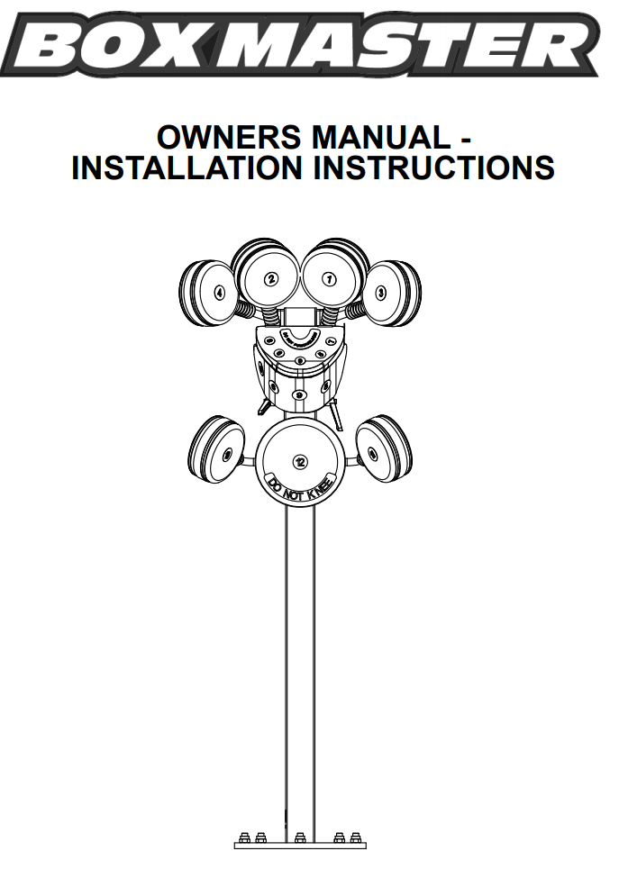 What is the Boxmaster owner's manual?