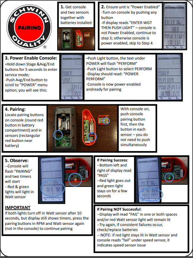 MPower v2 Console Pairing Console and Sensors