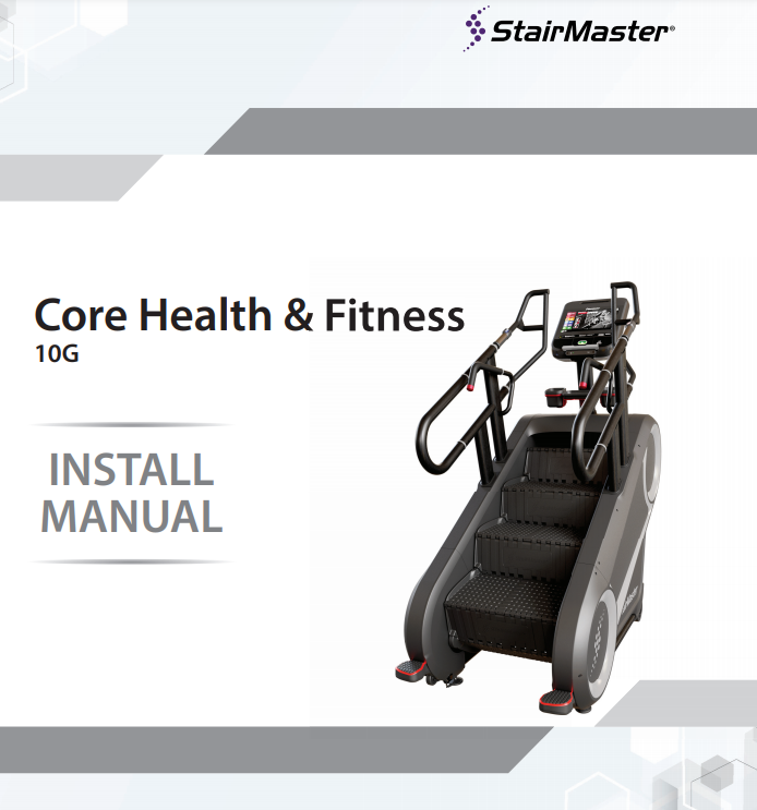 StairMaster 10G Install Manual